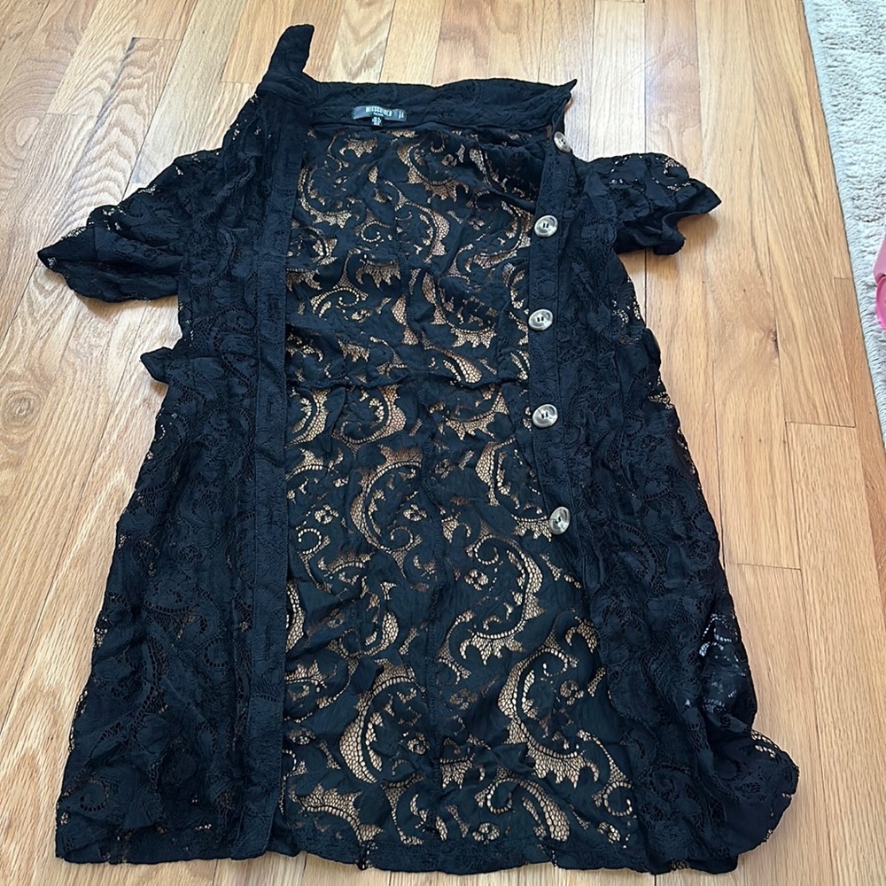 Missguided Sheer Button Up
